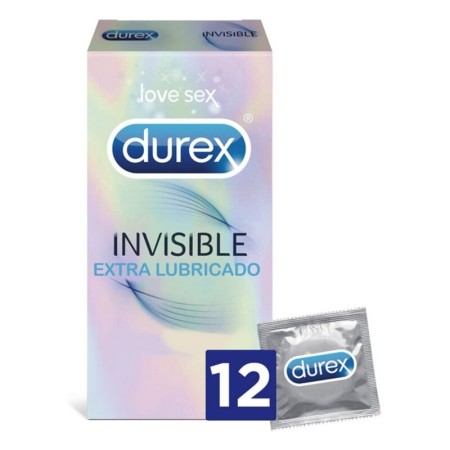 Preservativi Invisible Extra Lubricated Durex 5052197049169 24 Unità (12 uds)