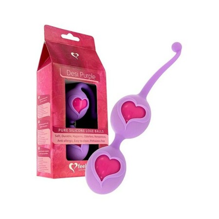 Sfere Orgasmo FeelzToys Desi Purple Silicone