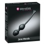 Palline Vaginali Jane Wonda Kegel Balls Nero Mystim Silicone Silicone/ABS (Ø 3,3 cm)