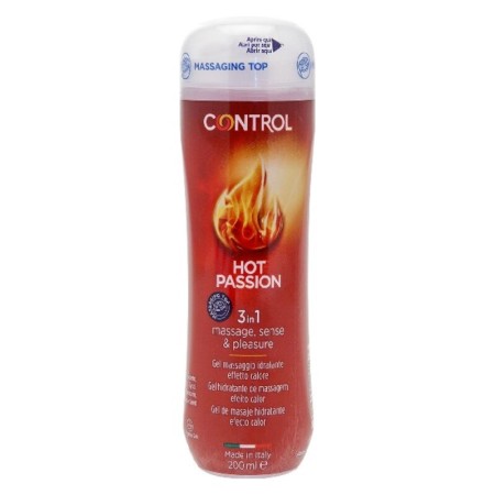 Gel per Massaggio Hot Passion Control (200 ml)