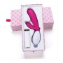 Vibratore Snuggle Doppia Stimolazione Lovelife by OhMiBod AT015 Bianco/Rosa