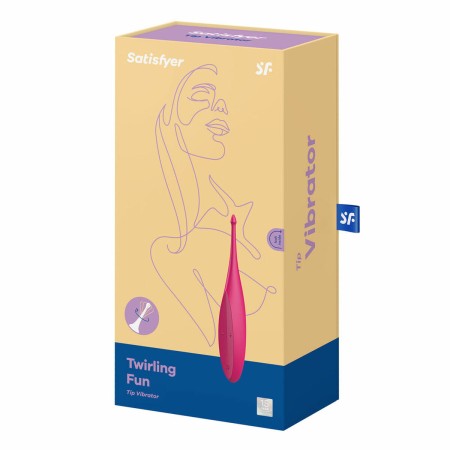 Vibratore Clitorideo Curvo Satisfyer Magenta (17 x 3 cm)